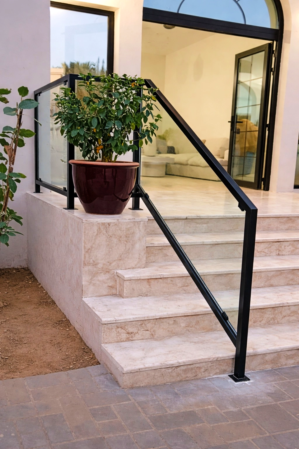 Glass railing project 21