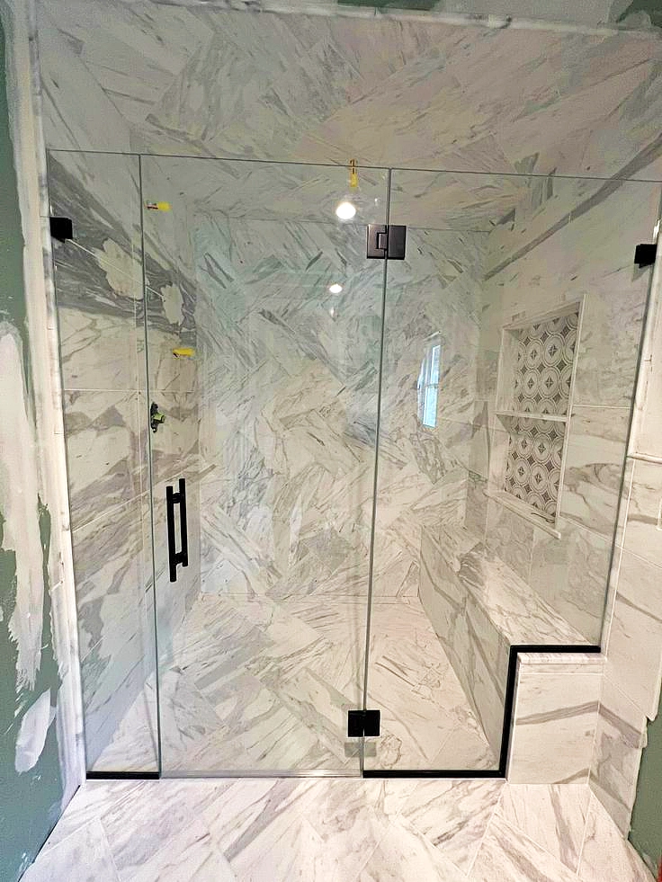 Shower door project 4